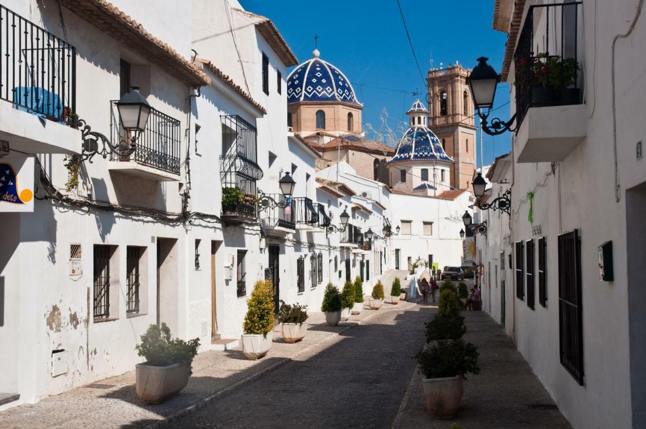 Bungalow Altea Junto Al Casco Antiguo, Piscina Y Barbacoa Dış mekan fotoğraf